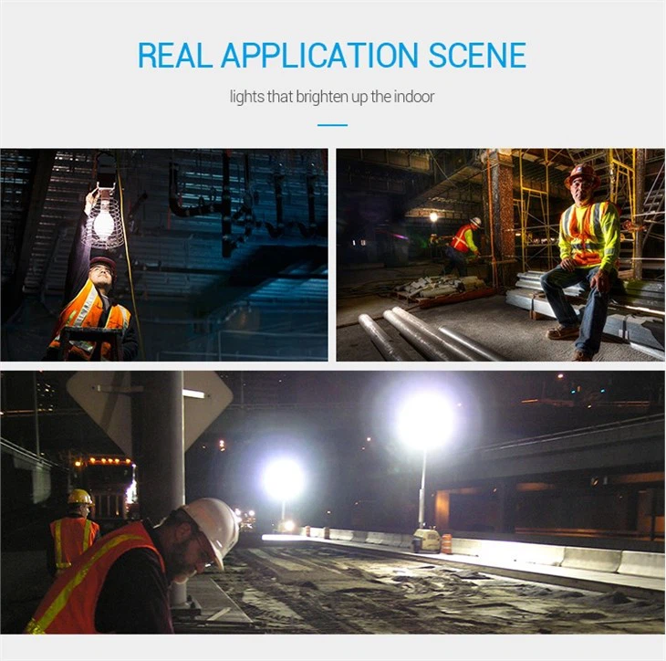 construction site lighting application