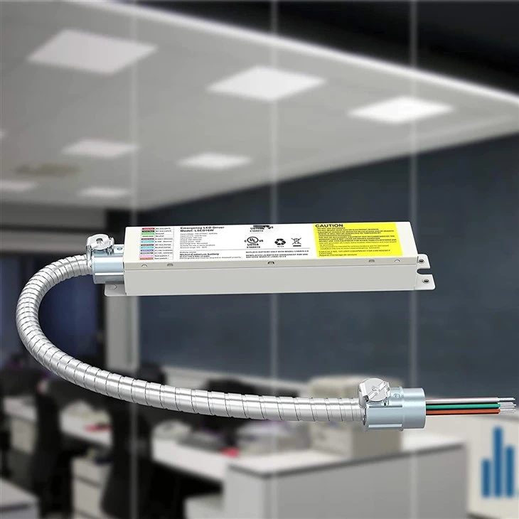 emergency battery backup led driver