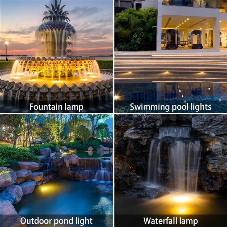 solar pond lights underwater 3