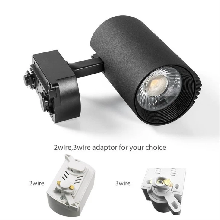 Modern Commercial Adjustable Cob Led Track Light factory